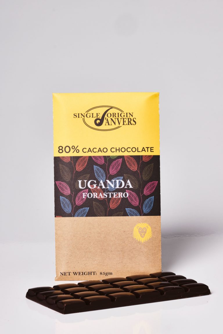 Uganda 80% Dark Chocolate Block 85g | House of Anvers