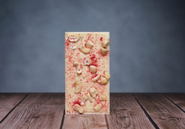 Anvers Artisan Raspberry Cashew Chocolate Block